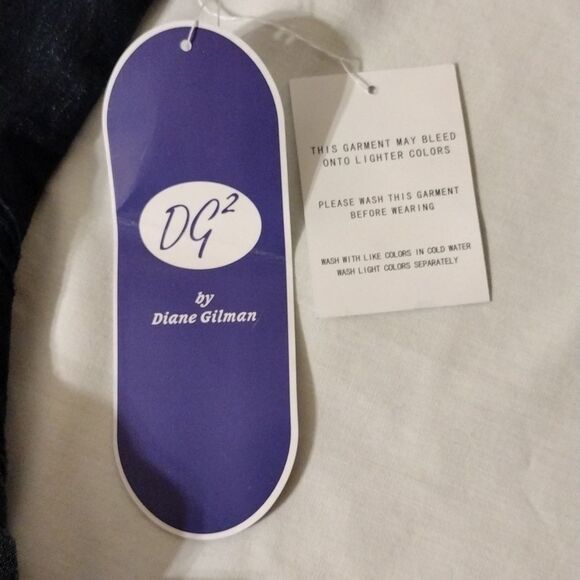 CONSIGNMENT! NWT Beautiful Beaded Denim Vest by Diane Gilman size L! - Picture 5 of 14